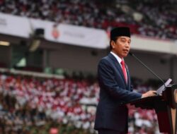 Presiden RI Jokowi Dalam HUT Bhayangkara 77 “jangan ada yang disalahgunakan jangan ada lagi persepsi hanya tajam ke bawah tapi tumpul ke atas,”