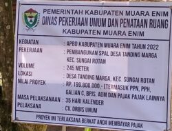Dugaan Praktek Double Anggaran di Desa Tanding Marga, LSM CIC Akan Lapor ke APH