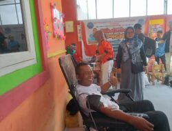 Kader PKS Cianjur Didin Saripudin Donor Darah Ikut Sukseskan HANI 2023