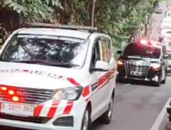 Puluhan Unit Ambulan Turut Antarkan Dua Jenasah Korban Laka Lantas