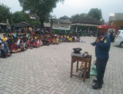 Dinas Pemadam Kebakaran Kabupaten Bekasi Bersama Rescue Emergency Respon Tim Adakan Edukasi Penanggulangan Bahaya Kebakaran