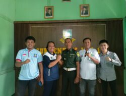 Audiensi ke Markas Subdenpom Prabumulih, Personil IWO Disambut Hangat Langsung oleh Komandan CPM Kapten Casmo