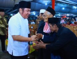 Ribuan Jamaah Hadiri Pengajian Akbar di OKU Timur, Herman Deru Kenang Sejarah Lebak Rejo
