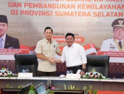 Didampingi Herman Deru, Menko AHY Tinjau Rusun Mahasiswa Unsri Palembang