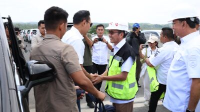 H-10 Idul Fitri ruas tol Tol Palembang – Betung difungsikan, Ratu Dewa : Tingkatkan geliat ekonomi Palembang Exit Tol daerah Gandus