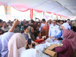 Sekda Sumsel Edward Candra Resmi Buka Operasi Pasar Murah, Jaga Stabilitas Harga Sembako Jelang Idul Fitri
