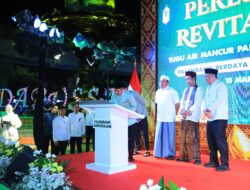 Ratu Dewa Resmikan Air Mancur Cempako Telok , Ikon Baru Palembang Darussalam