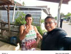 Anggota PWI Muba Salurkan THR untuk Disabilitas Jelang Idul Fitri