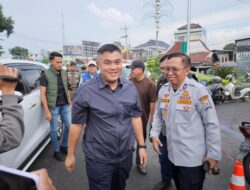 Sekda Aprizal Hasyim Tinjau Posko Lebaran, 500 Personel Disiagakan Amankan Pemudik di Palembang