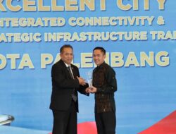 Berhasil membangun Infrastruktur konektivitas transportasi, Palembang Raih National Governance Award 2026