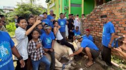 Wujud Kepedulian Nyata, DPC GEKRAFS Palembang Salurkan Tiga Ekor Sapi