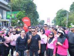 Antusiasme Warga Padati CFD Palembang, Wahana Flying Fox Gratis Jadi Daya Tarik