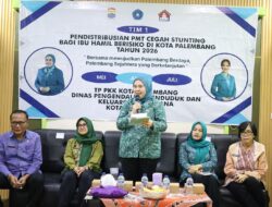TP PKK Palembang Konsisten Tekan Stunting Lewat Program PMT untuk Ibu Hamil dan Calon Pengantin