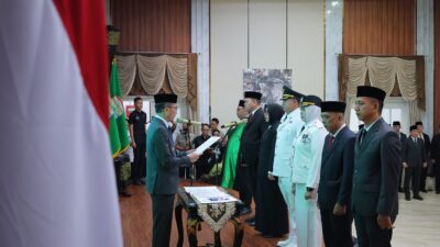 Ratu Dewa Lantik 127 Pejabat Pemkot Palembang, 6 Kepala Dinas Bergeser Posisi