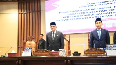 Fraksi DPRD Sumsel Apresiasi Kinerja Gubernur Herman Deru dalam Pengelolaan APBD 2025
