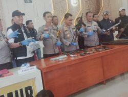 Polres OKU Timur Berhasil Mengungkap 3 Kasus Kepemilikan Senjata Api Rakitan
