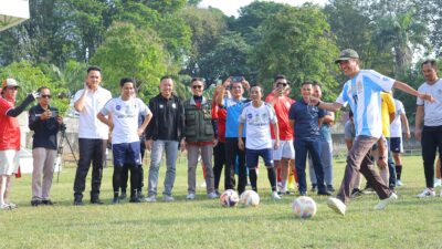 Buka Fun Game Mini Soccer IJTI Sumsel 2026, Ratu Dewa Ajak Jurnalis Perkuat Solidaritas