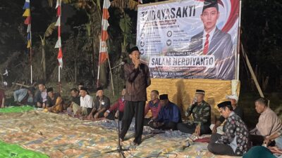 warga masyarakat Kp buwek Jaya Rw.02 Sangat Antusias Hadiri Giat Silahturahmi dan Ramah Tamah Dengan Calon Kepala Desa Tridayasakti Salam Herdiyanto