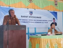 Rapat Koordinasi Pengelolaan Data Tunggal Sosial dan Ekonomi Sosial Desil 1-5 Di OKU Timur